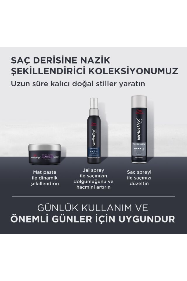 Wella Flex Men Express Fıx Saç Sprey Ultra Strong 250 Ml