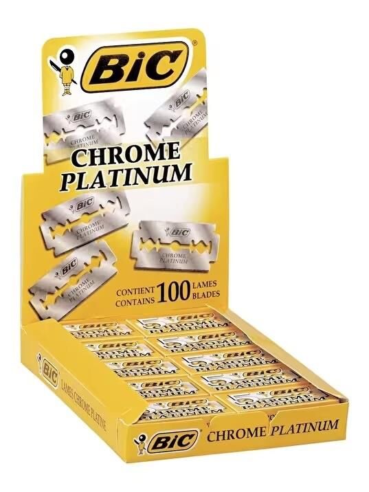 Bic Jilet Chrome Platinum Paket 20x5 Tam (200 x Yarım )