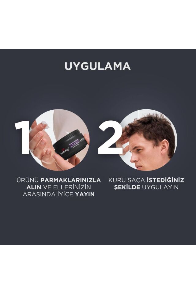 Wella Wellaflex Men Dynamic Texture Saç Şekillendirici Mat Wax 75 Ml