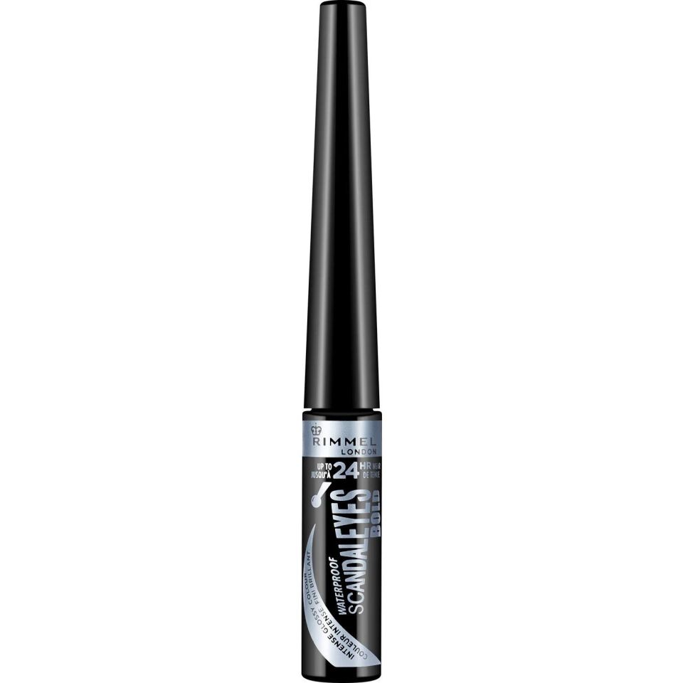 Rimmel London Scandal Eyes Waterproof Bold Liquid Eyeliner Black Top Uçlu