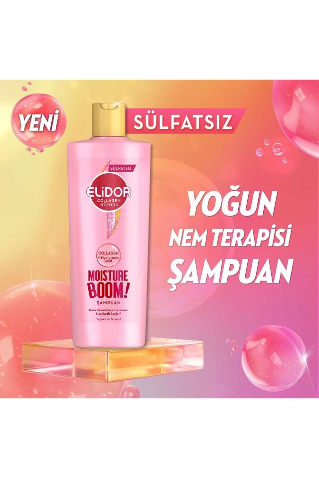 Elidor Collagen Blends Sülfatsız Yoğun Nem Terapisi Şampuan 350 Ml