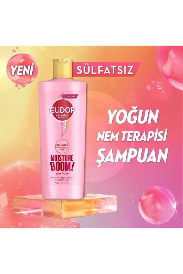 Elidor Collagen Blends Sülfatsız Yoğun Nem Terapisi Şampuan 350 Ml
