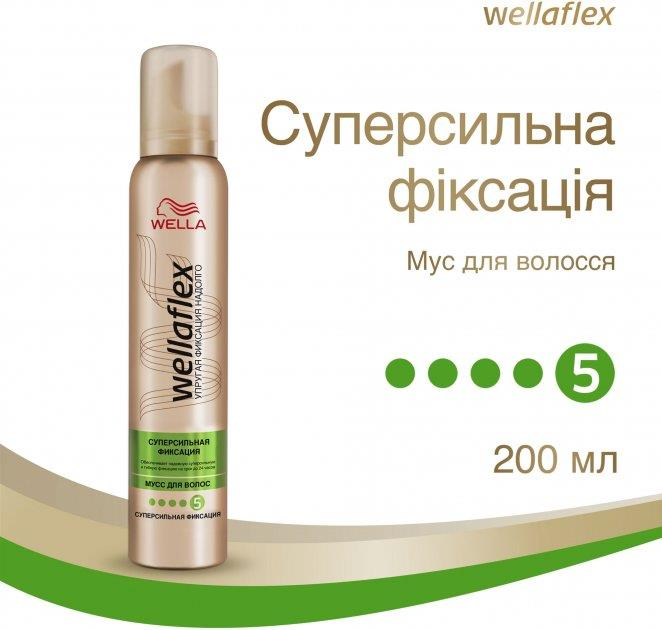 Wellaflex Saç Köpüğü Silk Finish-Hold Ultra Strong 200ml