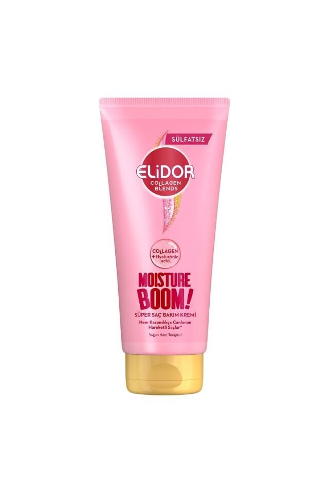 Elidor Collagen Blends Sülfatsız Moisture Boom Saç Bakım Kremi 170 Ml Yoğun Nem Terapisi