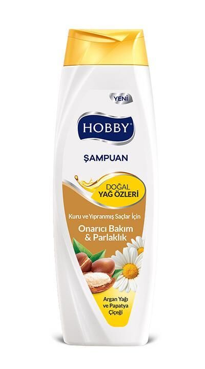 Hobby Şampuan 600 ml Argan Papatya Onarıcı