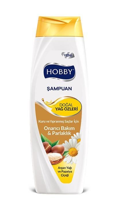 Hobby Şampuan 600 ml Argan Papatya Onarıcı