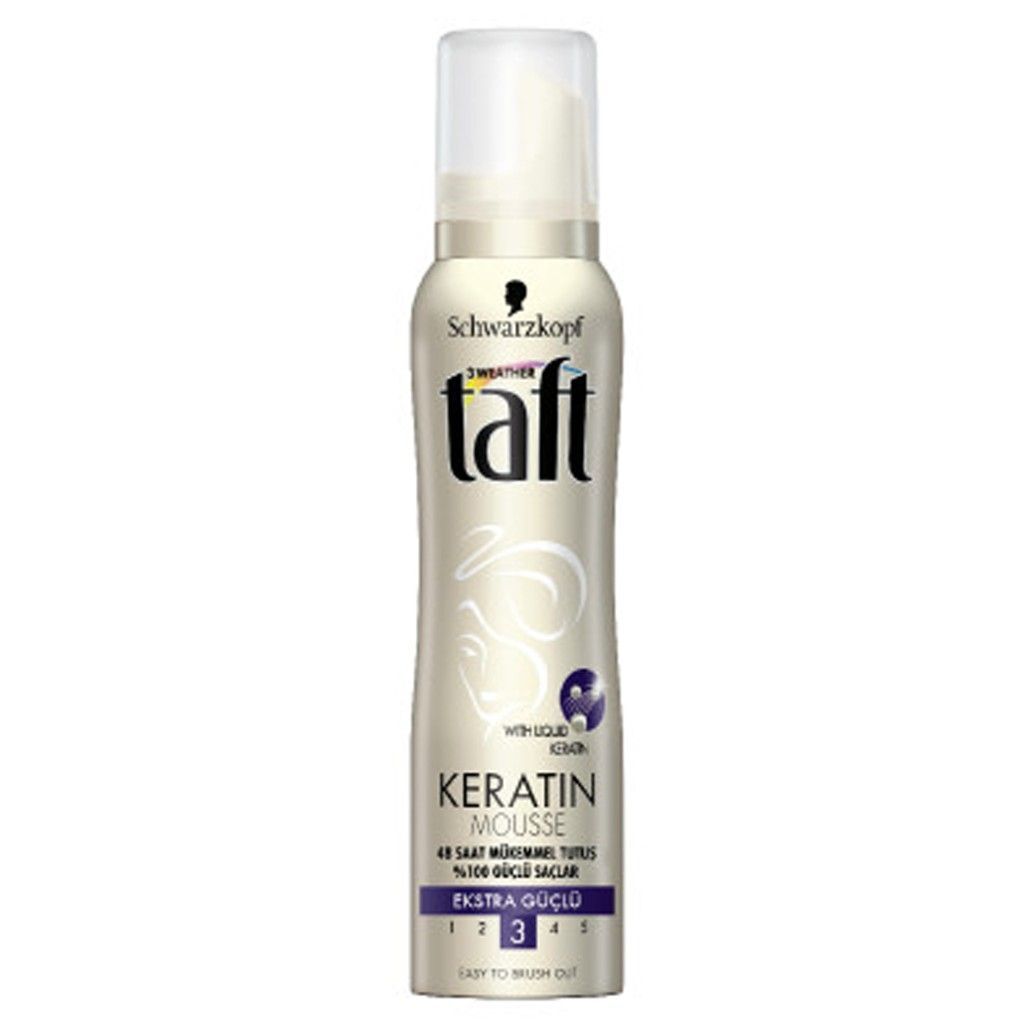 Taft Saç Köpüğü 03 Extra Güç Keratin 250ML Classic