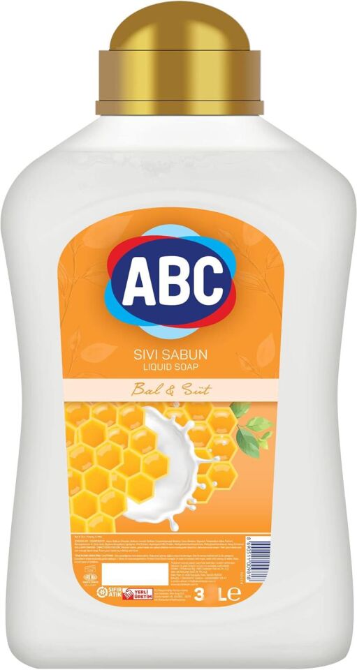 Abc Sıvı Sabun 3000 Ml Bal Süt