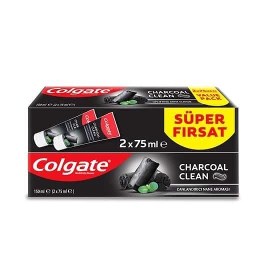 Colgate Charcoal Clean Diş Macunu 2 x 75 Ml