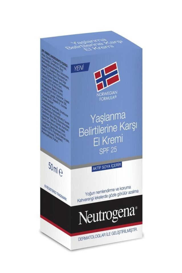 Neutrogena Yaşlanma Belirtilerine Karşı El Kremi 50 Ml - Spf 25