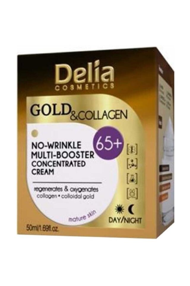 Delia Gold Collagen 65+ No-Wirinkle Kırışık Giderici Gündüz-Gece Kremi