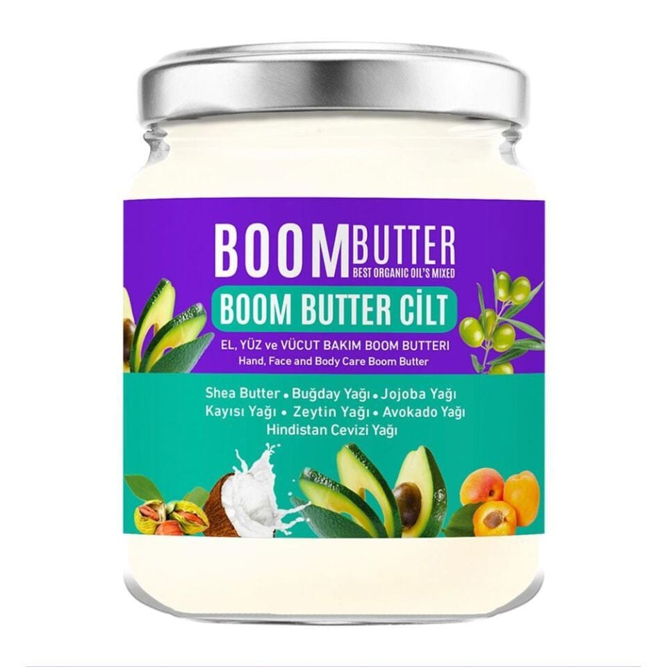 BOOM BUTTER 7 Yağ içeren Kuruluk Karşıtı Onarıcı Cilt Bakım Yağı 190 ML
