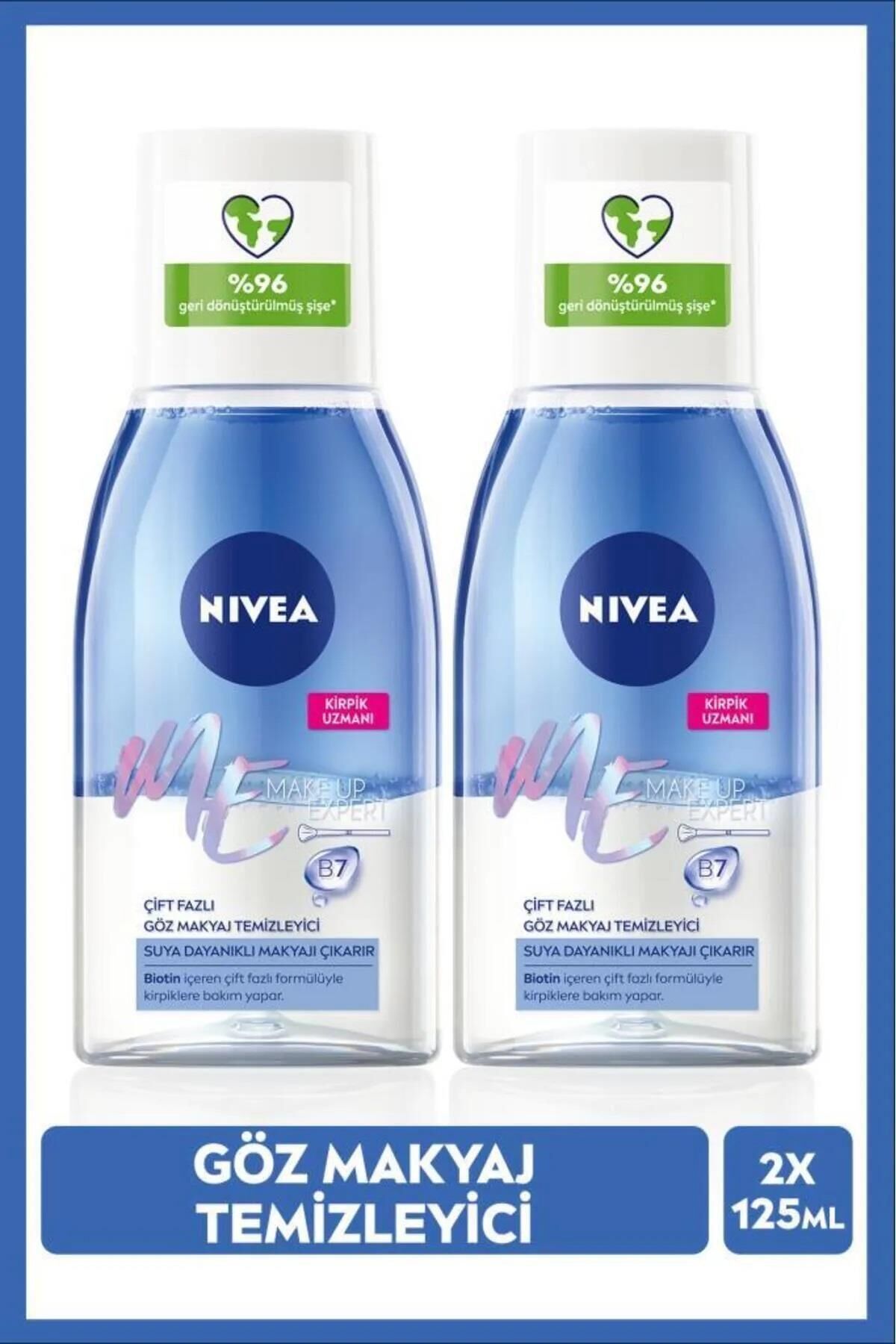 Nivea Çift Etkili Göz Makyaj Temizleyici 125 Ml + 125 Ml