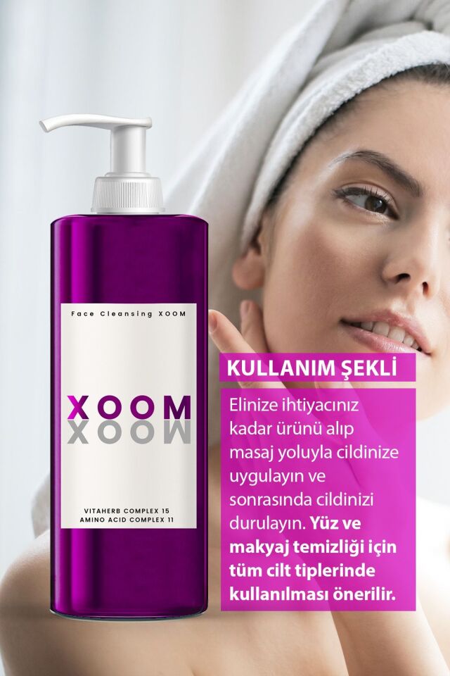 PROCSIN Xoom 3 in 1 (Temizleme Yağı + Temizleme Jeli + Micellar Su) Bakım ve Temizleme Xoomu 150 ML