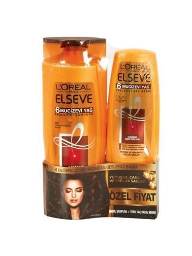 Elseve 6 Mucizevi Yağ 550ml Şampuan + 175 ml Saç Kremi