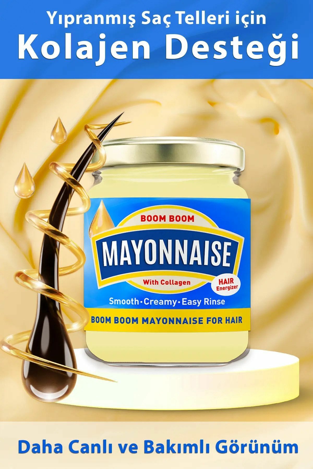 PROCSIN Mayonez Kolajen İçeren Besleyici Saç Maskesi 190 ML