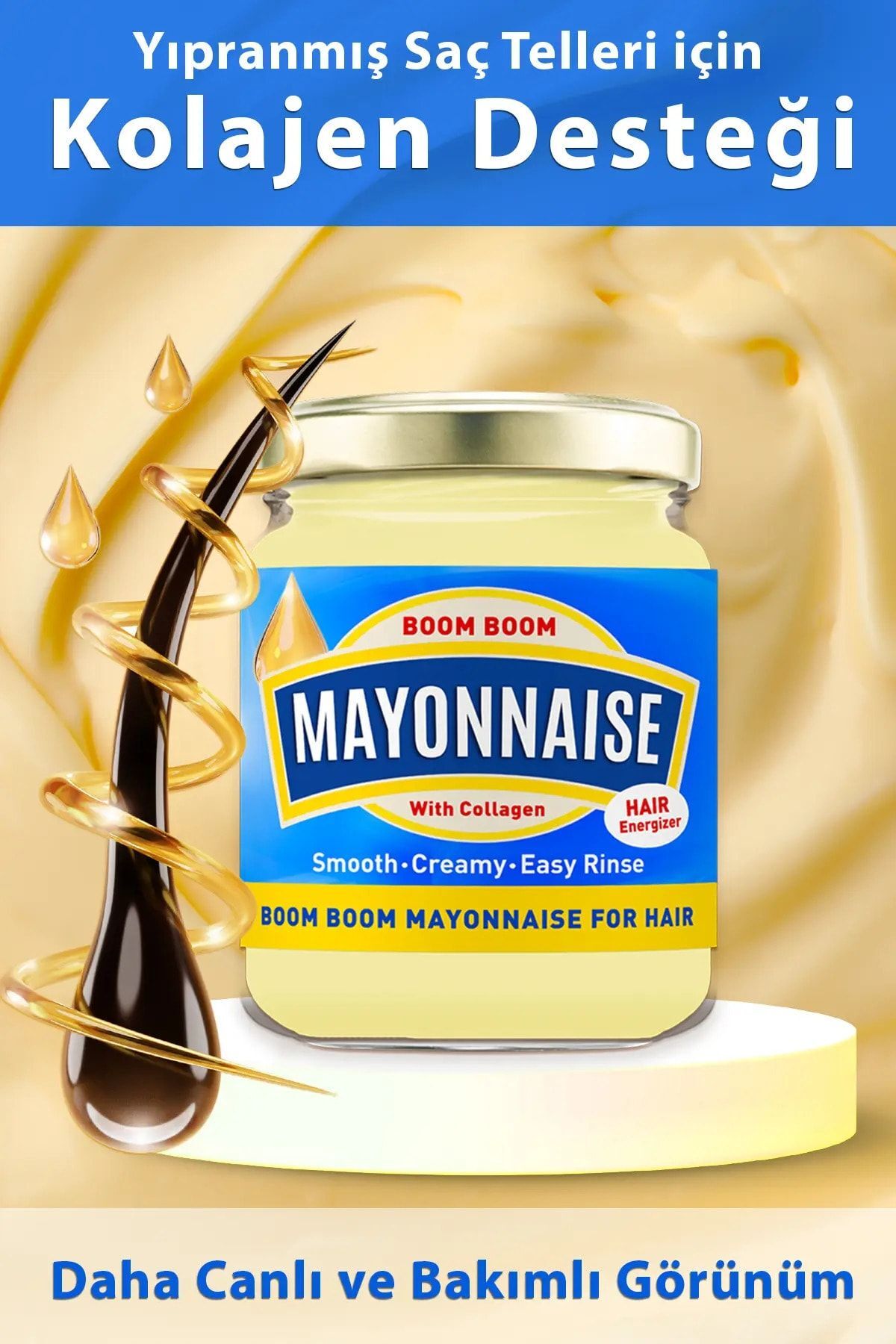 PROCSIN Mayonez Kolajen İçeren Besleyici Saç Maskesi 190 ML