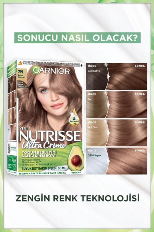 Garnier Nutrisse 7N Doğal Kumral Ultra Creme