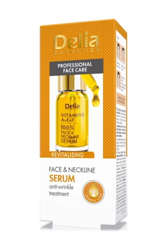 Delia Argan A+ E+ F Yüz ve Boyun İçin Gençlik İxir Yenileyici Serum 10ml