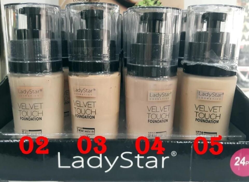 Lady Star Infinite Velvet Touch Matte Fondoten Cam Şişe 04