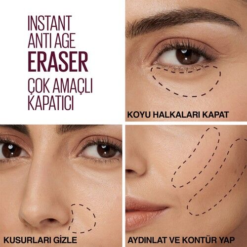 Maybelline New York Instant Anti Age Eraser Kapatıcı - 01 Light Concealer 6.8 Ml