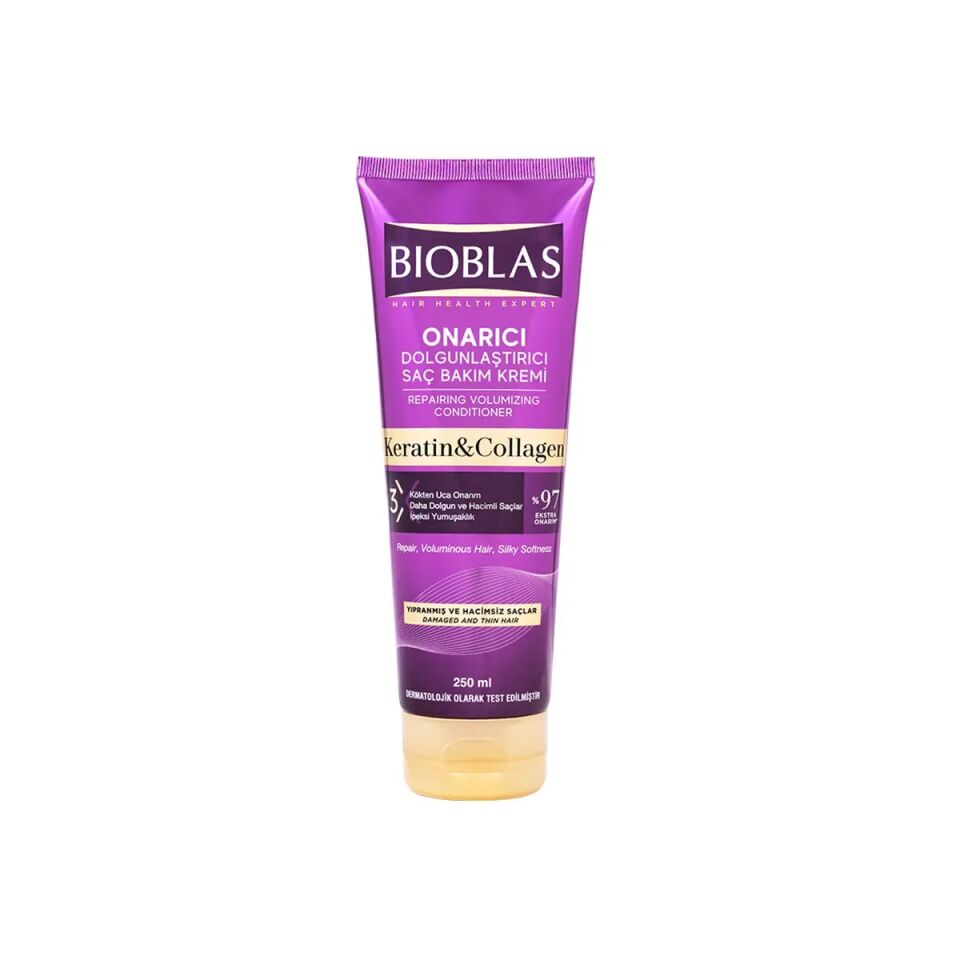 Bioblas Keratin Collagen Onarıcı Dolgunlaştırıcı Saç Kremi 250 Ml