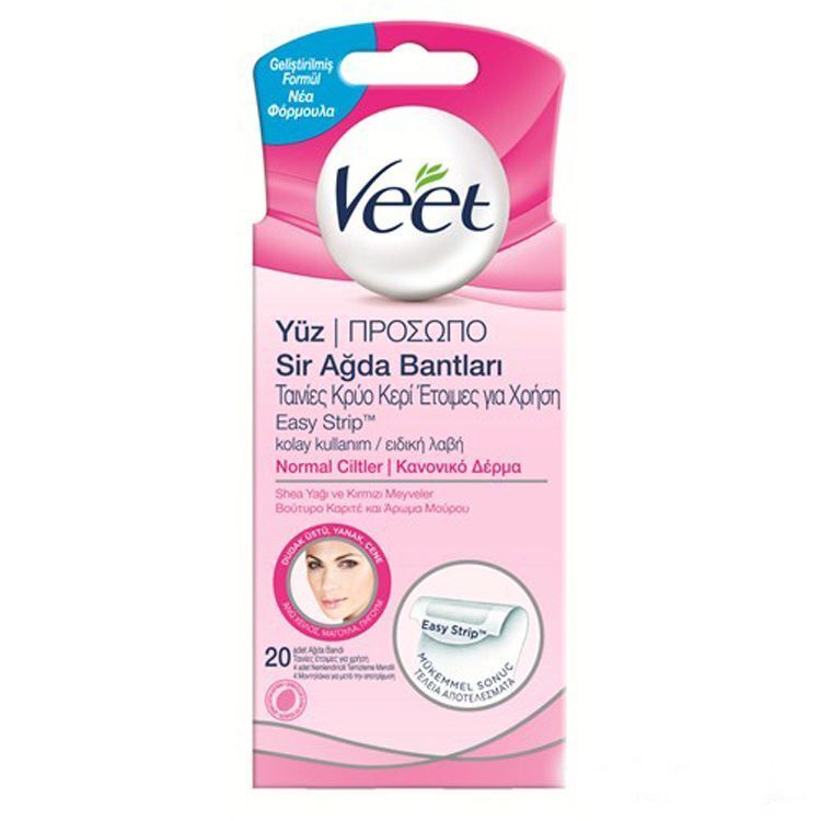 Veet Sir Ağda Bandı Yüz Bölgesi 20 li
