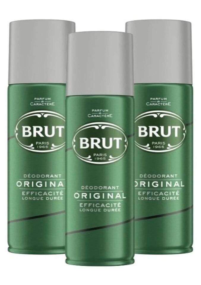 6 x Brut Original Deodorant Spray 200 Ml