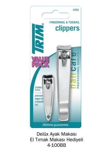 Trim Ayak Tırnak Makası Büyük Boy + El Tırnak Makası