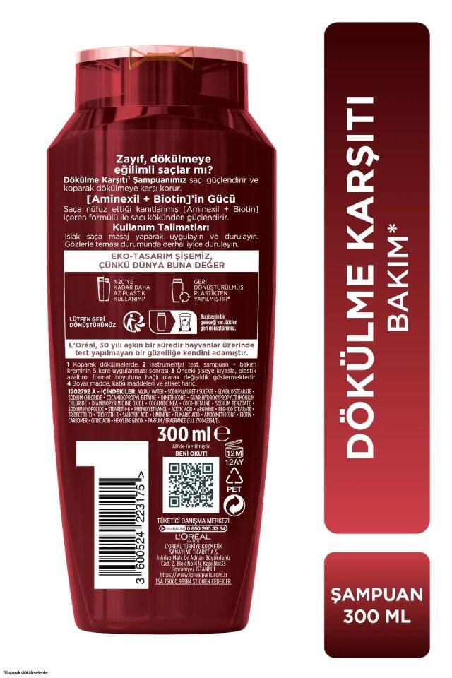 Elseve Komple Direnç Dökülme Karşıtı Şampuan 300 ml