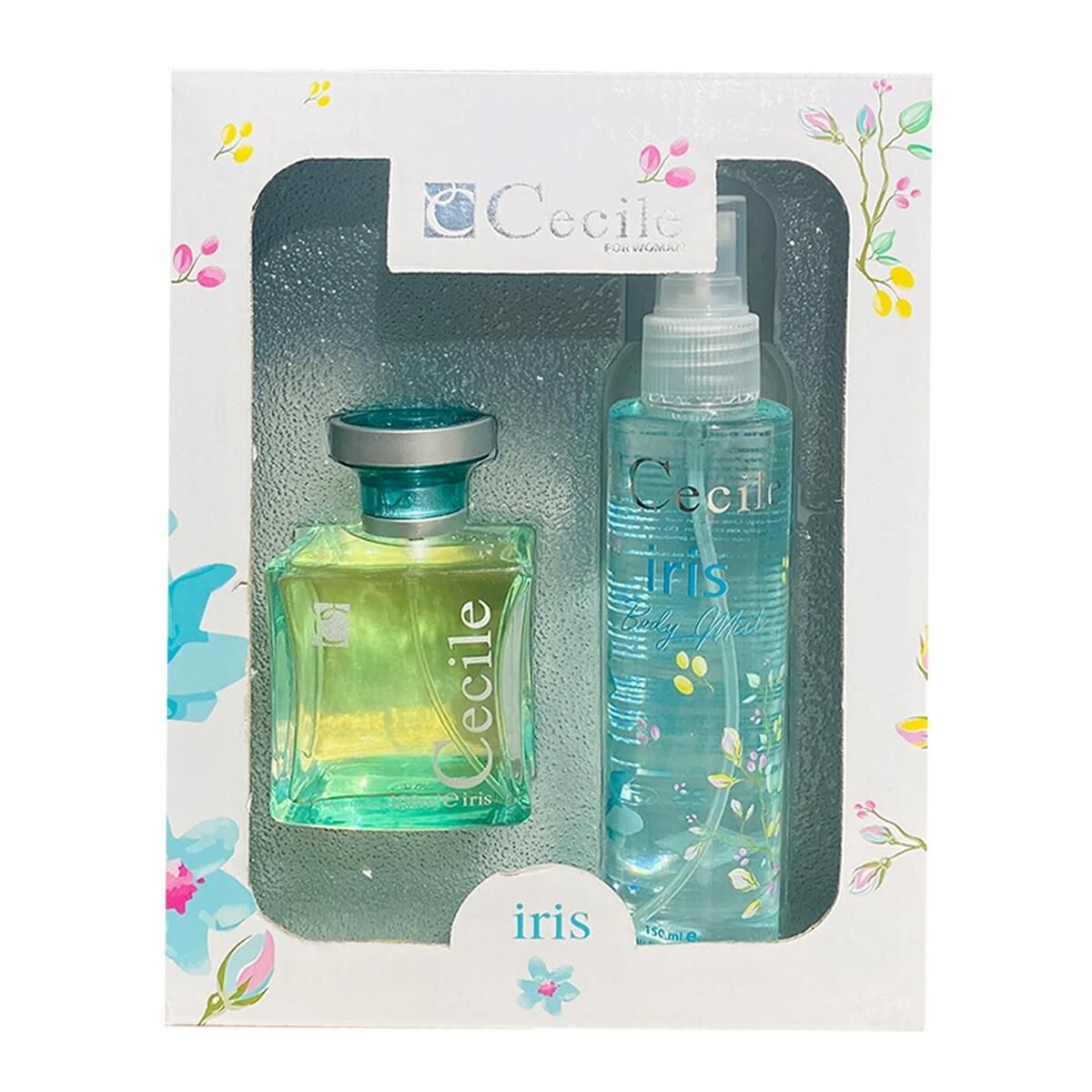 Cecile Iris EDT Kadın Parfüm 100 ml + Body Mist Deodorant 150 ml Set