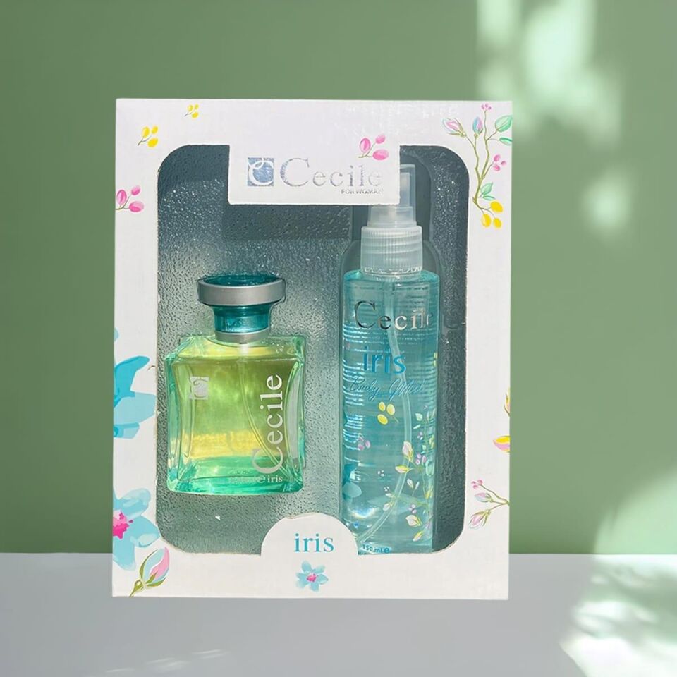 Cecile Iris EDT Kadın Parfüm 100 ml + Body Mist Deodorant 150 ml Set