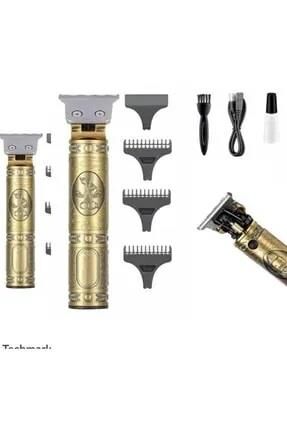 Gold Tech GT-905 Çelik Kasa Profesyonel Saç Sakal Ense Çizim Tüm Vücut Tüyü Lazer Öncesi Tıraş Makinesi