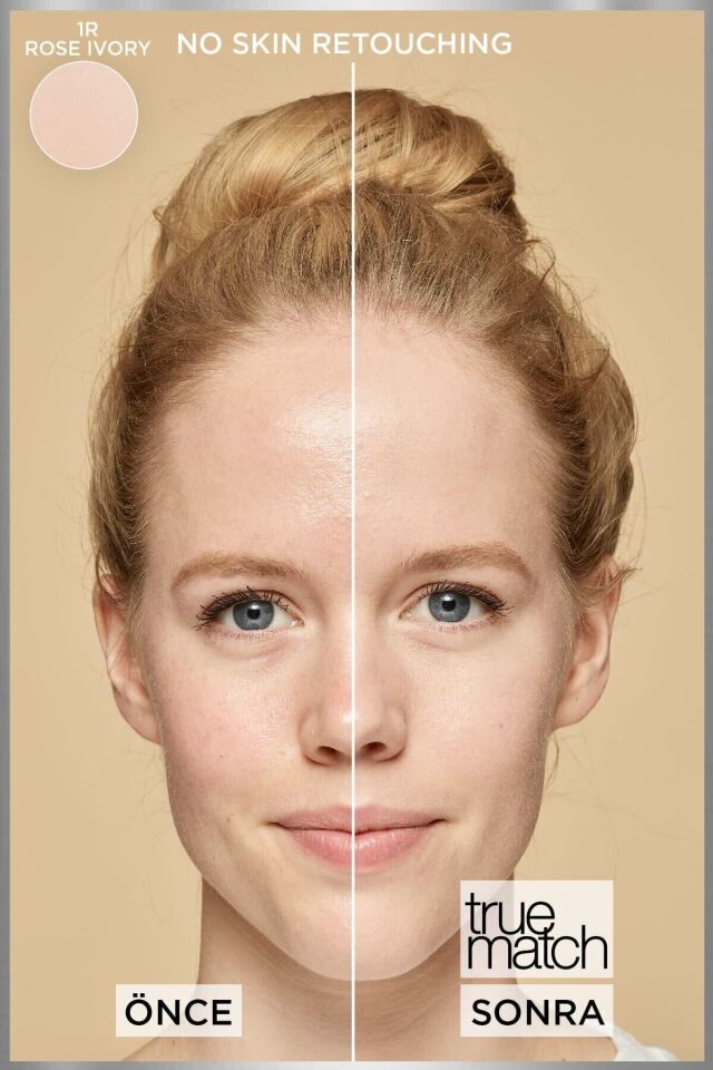 L'Oreal Paris True Match Bakım Yapan Fondöten 1R/1C ROSE IVORY