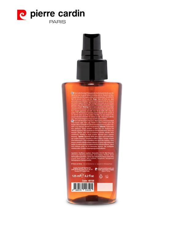 48150 - Pierre Cardin Bronzlaştırıcı Güneş Yağı 125 Ml - 6 SPF Düşük Koruma