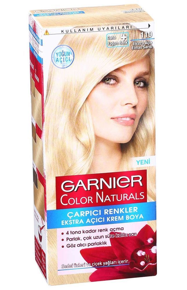 Garnier Çarpıcı Renkler 110 Extra Açık Elmas Sarısı Saç Boyası