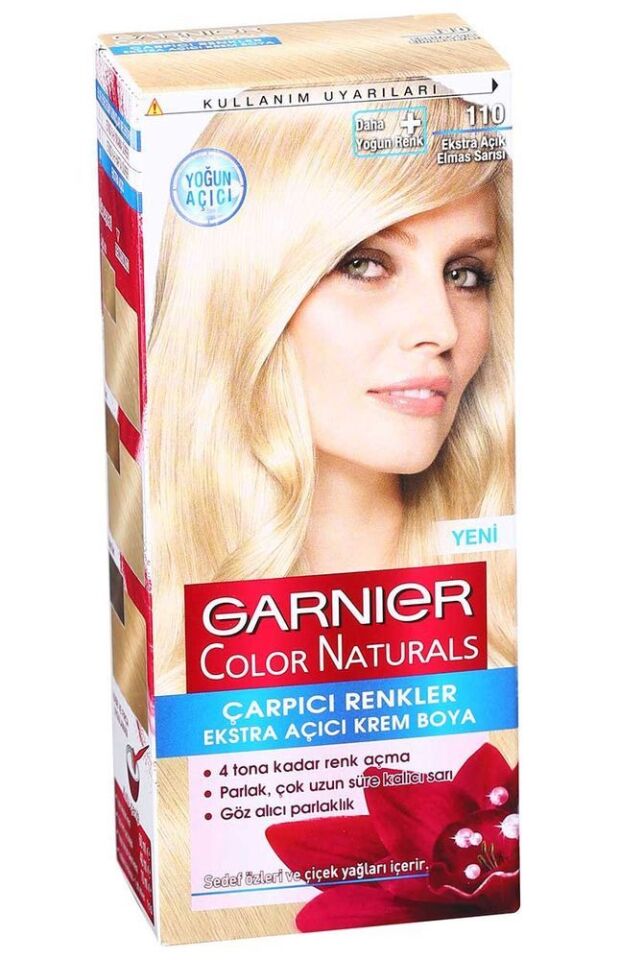 Garnier Çarpıcı Renkler 110 Extra Açık Elmas Sarısı Saç Boyası