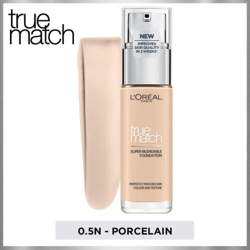 L'Oreal Paris True Match Bakım Yapan Fondöten 0.5n Natural Porcelaın