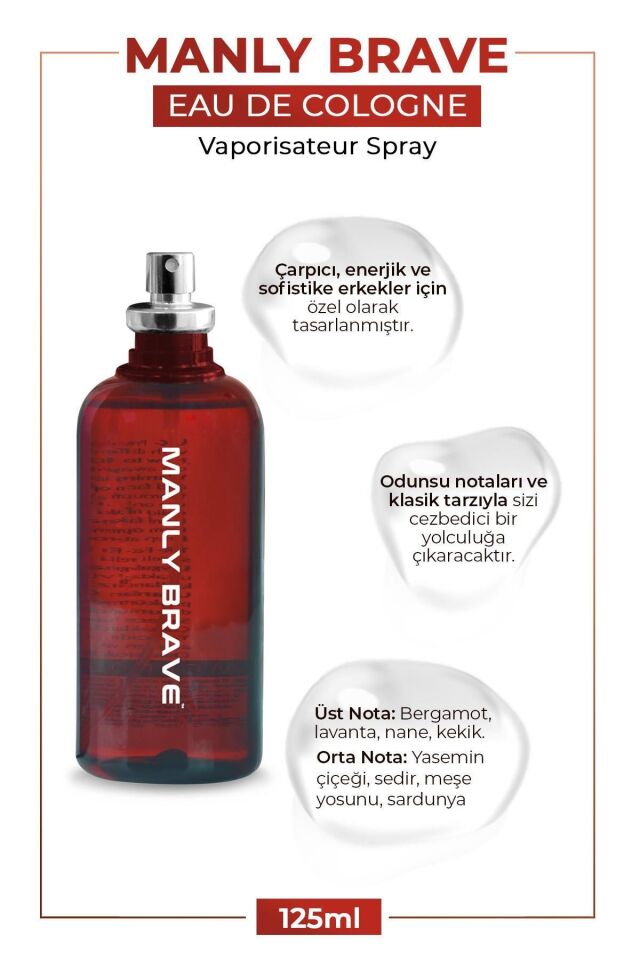 Manly Brave125 Ml Erkek Parfümü