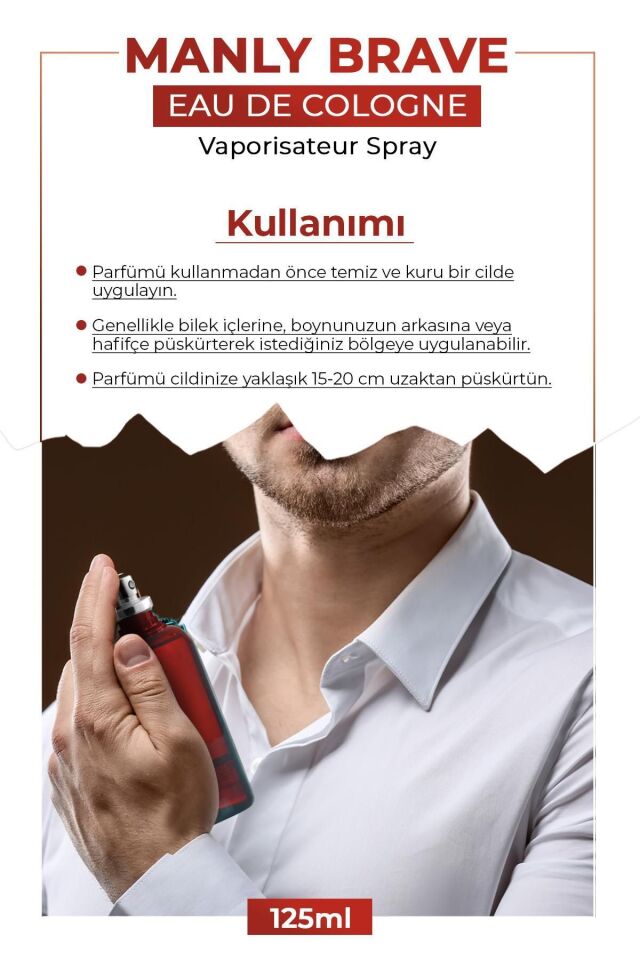 Manly Brave125 Ml Erkek Parfümü