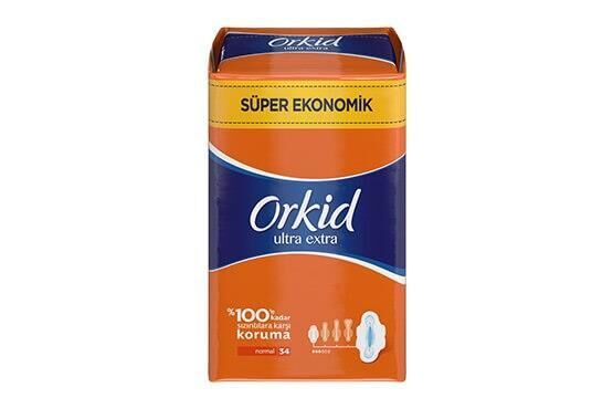 Orkid Ultra Extra Hijyenik Ped Normal Süper Ekonomik Paket 28 Ped