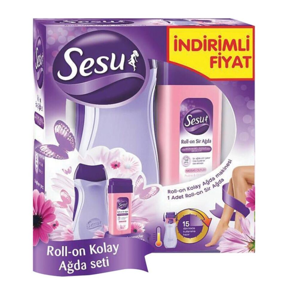 Sesu Kartuş Ağda Isıtıcılı Set