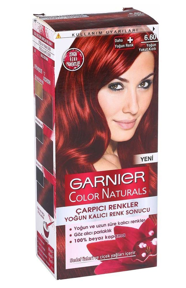 delist Garnier Çarpıcı Renkler 6.60 Yoğun Yakut Kızıl Saç Boyası