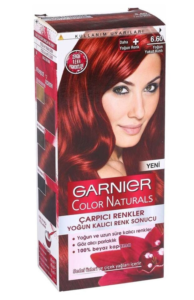 delist Garnier Çarpıcı Renkler 6.60 Yoğun Yakut Kızıl Saç Boyası