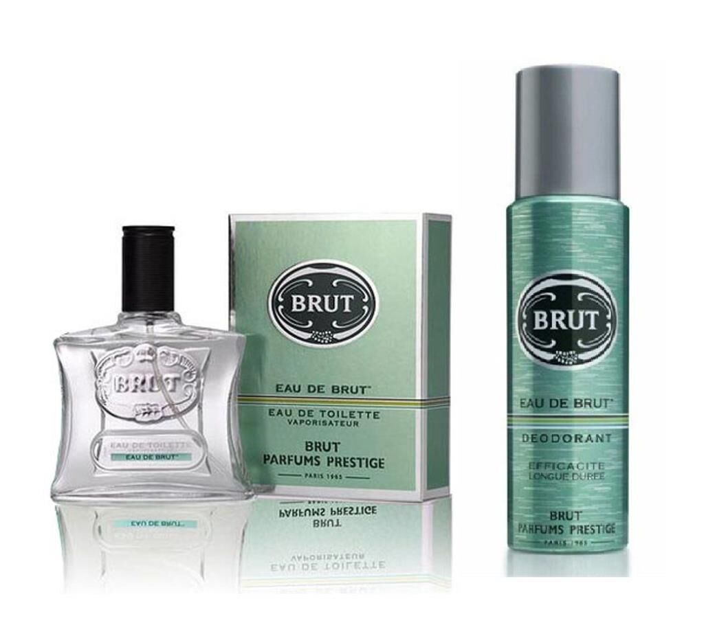 Brut Eau De Brut Set EDT 100ML + Deodorant 200 ml Erkek