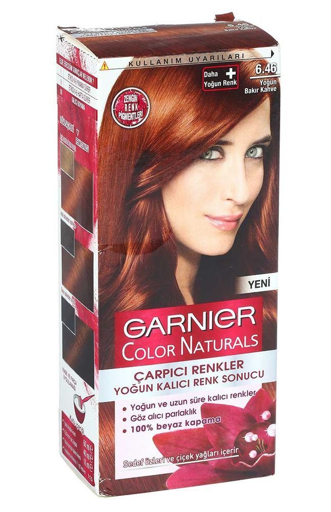 delist Garnier Çarpıcı Renkler 6.46 Yoğun Bakır Kahve Saç Boyası