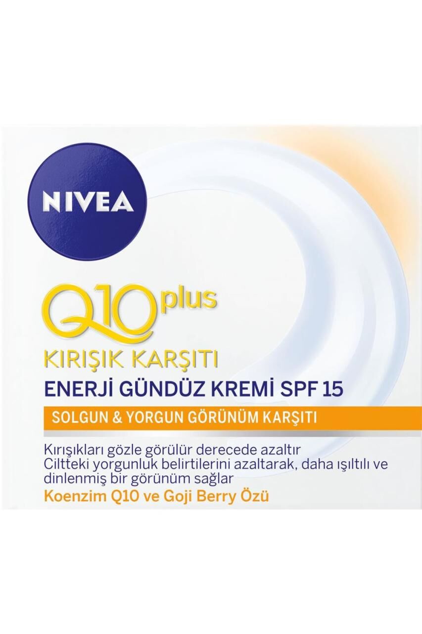 Nivea Q10 Plus C + Enerji Kırışık Karşıtı Gündüz Kremi 50 ml