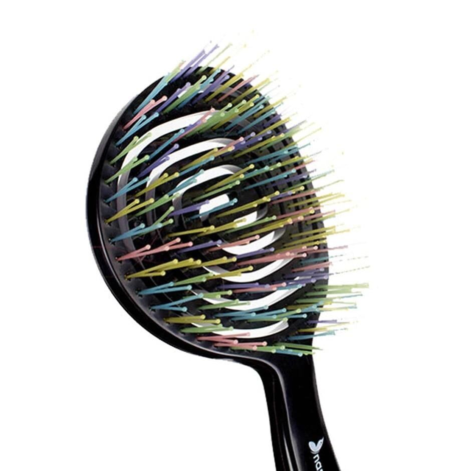 Nascita Pro Üç Boyutlu Oval Saç Fırçası 05 Siyah 3d