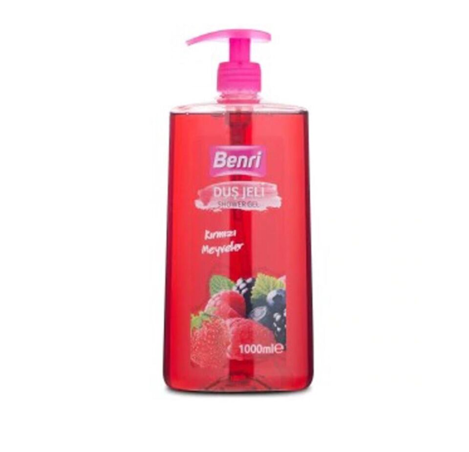 Benri Duş Jeli 1000 Ml Kırmızı Meyveler