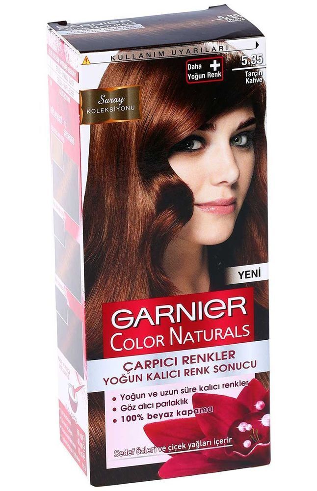 delist Garnier Çarpıcı Renkler 5.35 Tarçın Kahve Saç Boyası